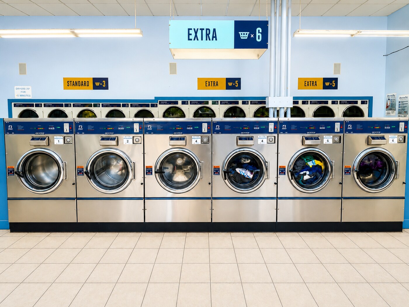 Large capacity washers at WashFoundry Sunnyvale