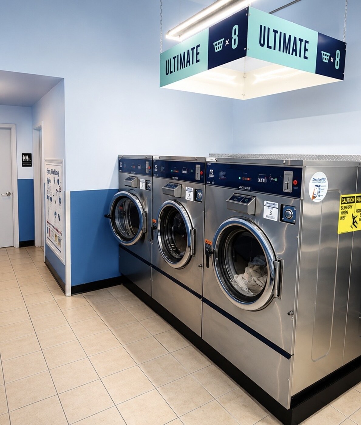 Ultimate washer area inside WashFoundry Sunnyvale